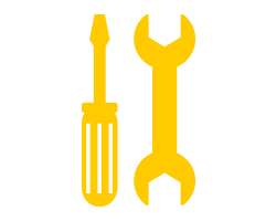 Icon Werkzeug für Montageleistungen